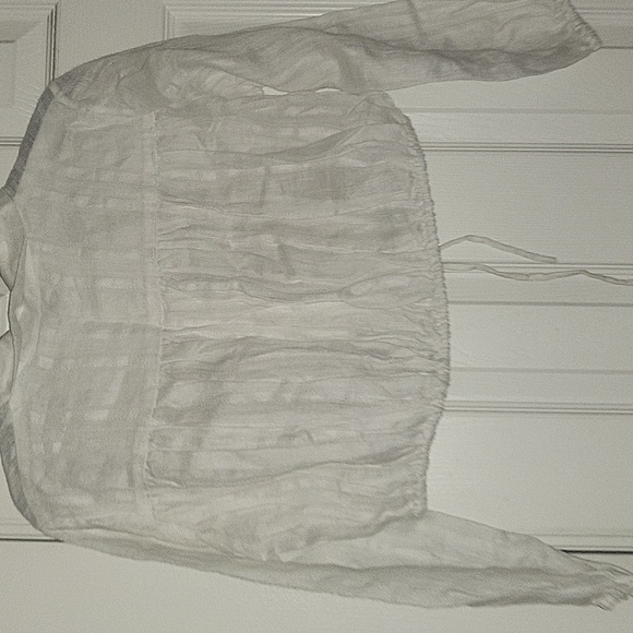 Lisa Marie Fernandez Linen Crop shirt - Picture 5 of 5